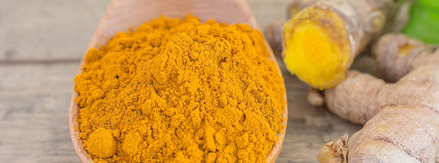 Turmeric powder and roots
